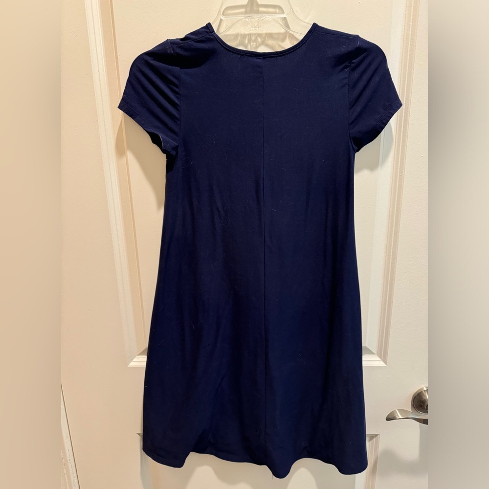 Navy blue T-shirt dress